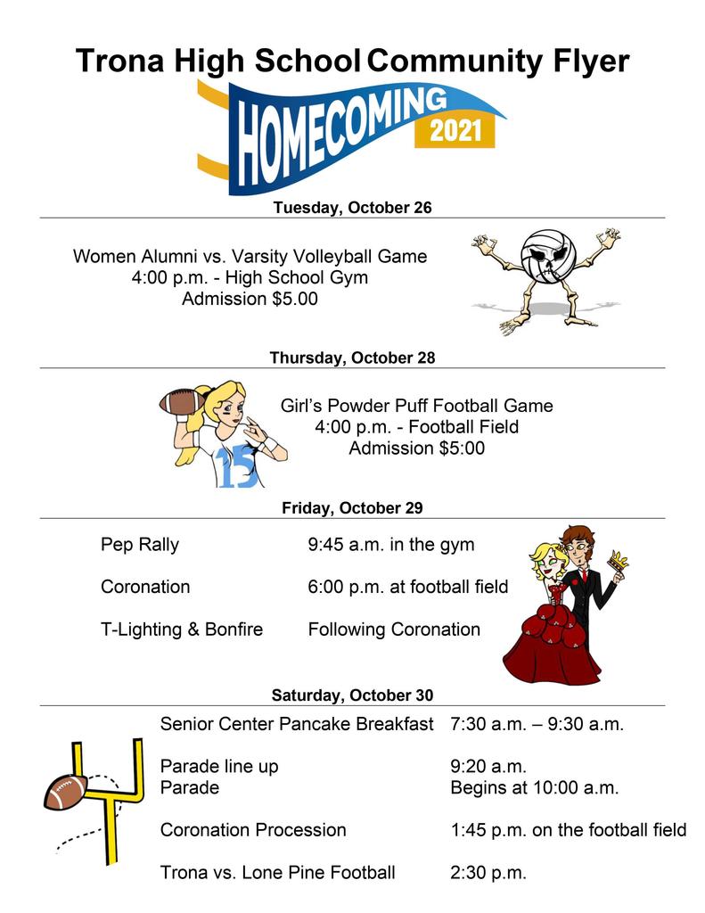 Homecoming flyer