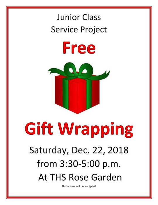 Gift Wrapping Flyer