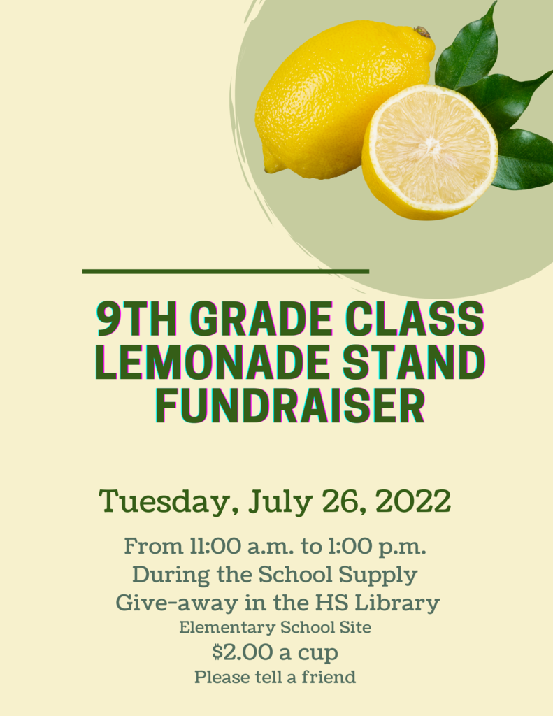 9th grade fundraiser
